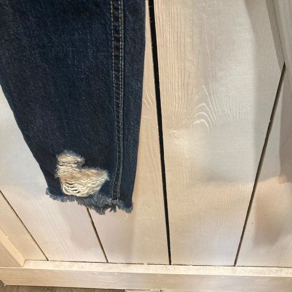 Kancan hi-rise distressed raw hem jeans 24 or 1 - Picture 2 of 11